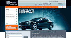 Desktop Screenshot of imparts.com.au